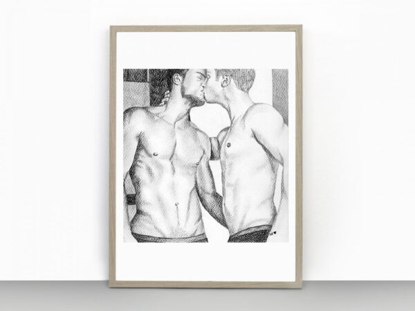 Beautiful Boys No. 1 Gay Art Print