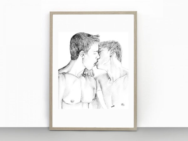 Beautiful Boys No. 3 Gay Erotic Art Print