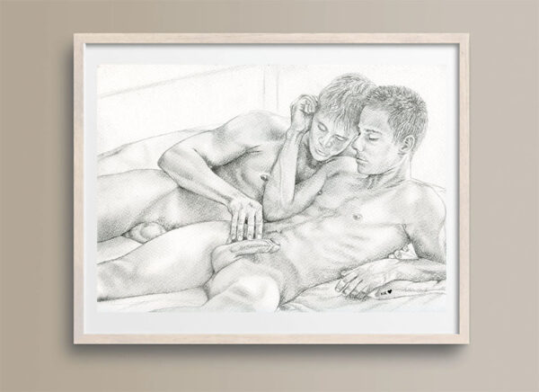 Beautiful Boys No. 5 Gay Erotic Art Print