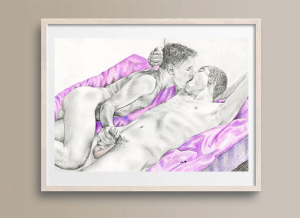 Beautiful Boys No. 6 Gay Erotic Art Print