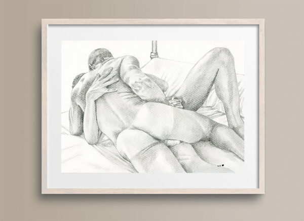 Beautiful Men No. 2 Gay Erotic Art Print