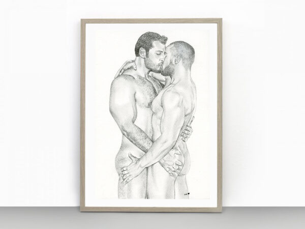 Beautiful Men No. 4 Gay Erotic Art Print