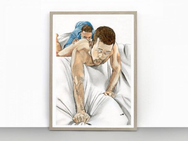 Breakfast No. 1 Gay Erotic Art Print