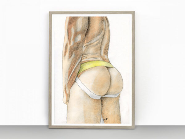 Hump Day No. 3 Gay Erotic Art Print