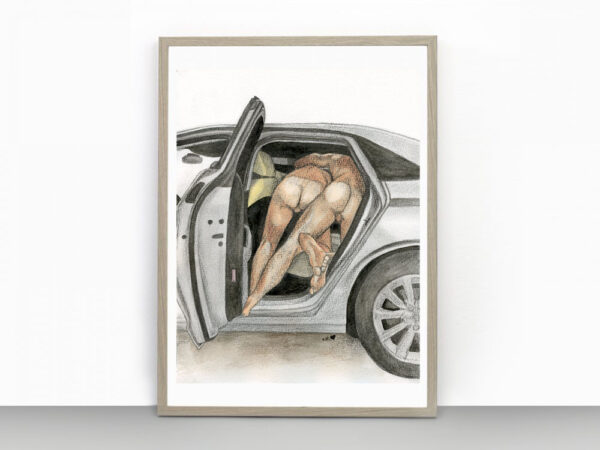 Joyride Gay Erotic Art Print