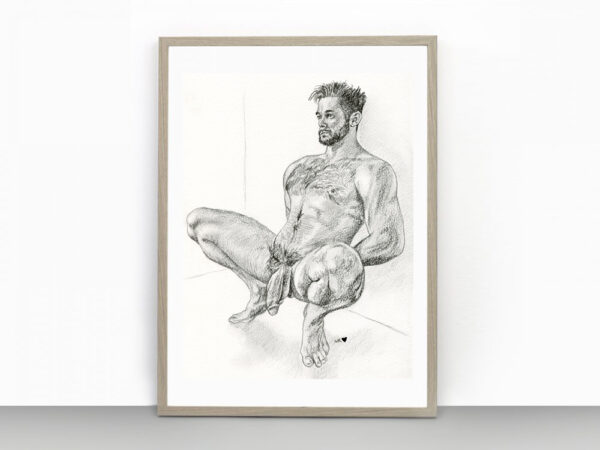 Relax No. 1 Gay Erotic Art Print