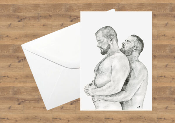 Just Us No. 2 Gay Greetings Card