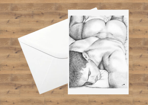 Male Nude No. 1 Gay Greetings Card